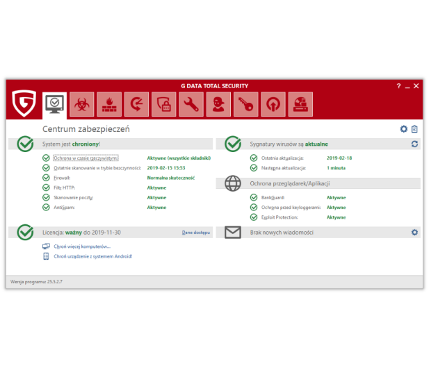 Gdata GDATA TOTAL SECURITY 3 PC 1 ROK - 1381098 - zdjęcie 2